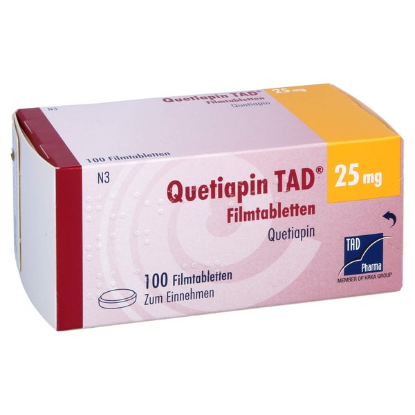 Quetiapin TAD 25 mg Filmtabletten 100 St
