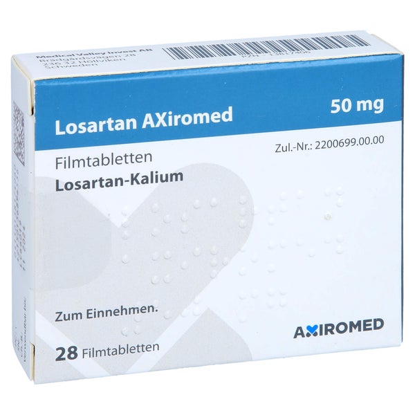 Losartan Axiromed 50 mg Filmtabletten 28 St