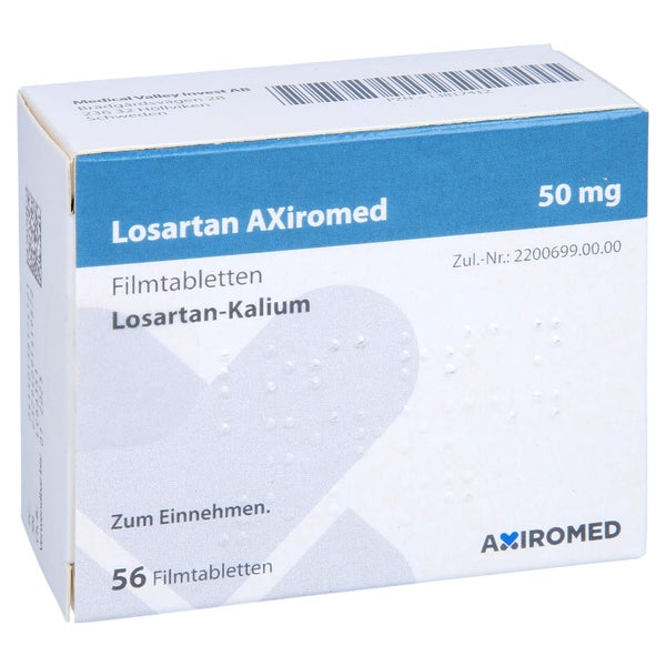 Losartan Axiromed 50 mg Filmtabletten 56 St