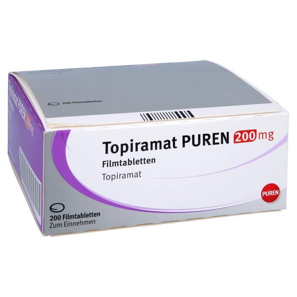 Topiramat Puren 200 mg Filmtabletten 200 St