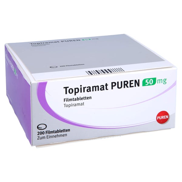 Topiramat Puren 50 mg Filmtabletten 200 St