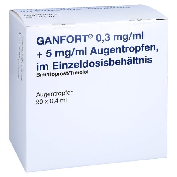 GANFORT 0,3 mg/ml + 5 mg/ml AT im Einzeldosisbeh. 90X0,4 ml