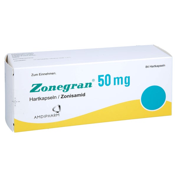 Zonegran 50 mg Hartkapseln 84 St
