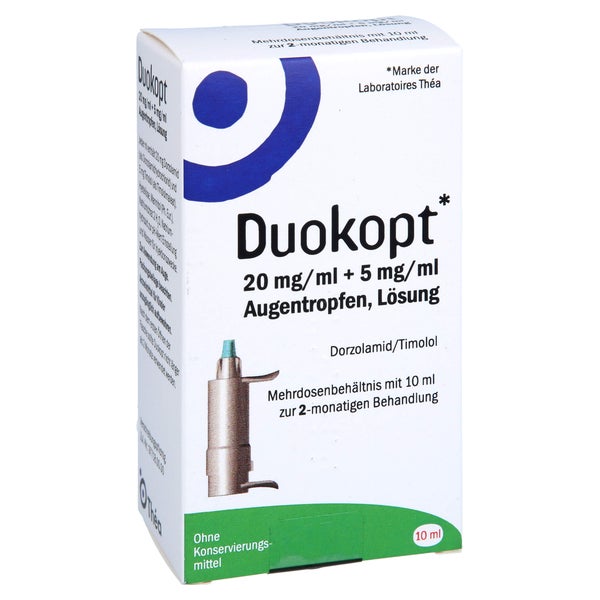 Duokopt 20 Mg/ml + 5 mg/ml Augentropfen 10 ml