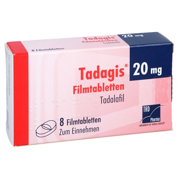Tadagis 20 mg Filmtabletten 8 St