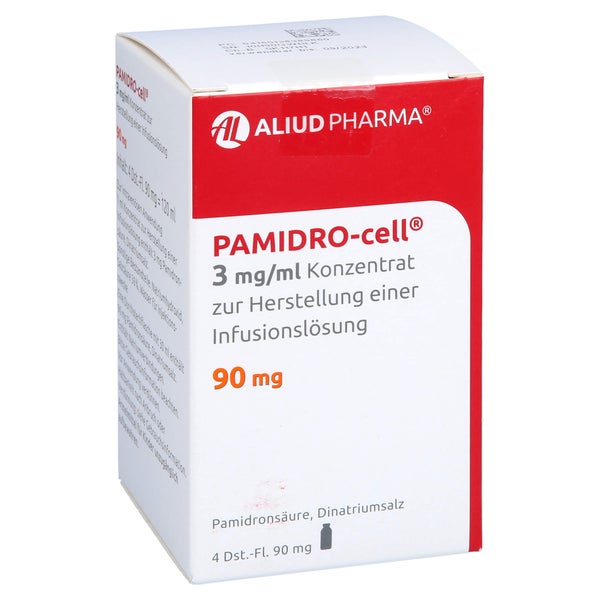 PAMIDRO-cell 3 mg/ml 90mg Konz.z.H.e.Inf.Lsg.ALIUD 4X1 St