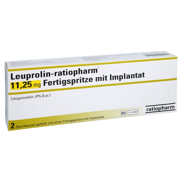 LEUPROLIN-ratiopharm 11,25 mg Fertigspr.m.Implant. 2 St