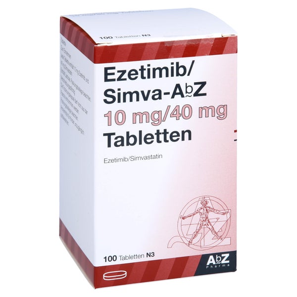 EZETIMIB/Simva AbZ 10 mg/40 mg Tabletten 100 St