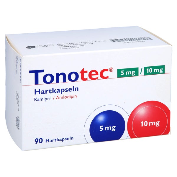 Tonotec 5 Mg/10 mg Hartkapseln 90 St