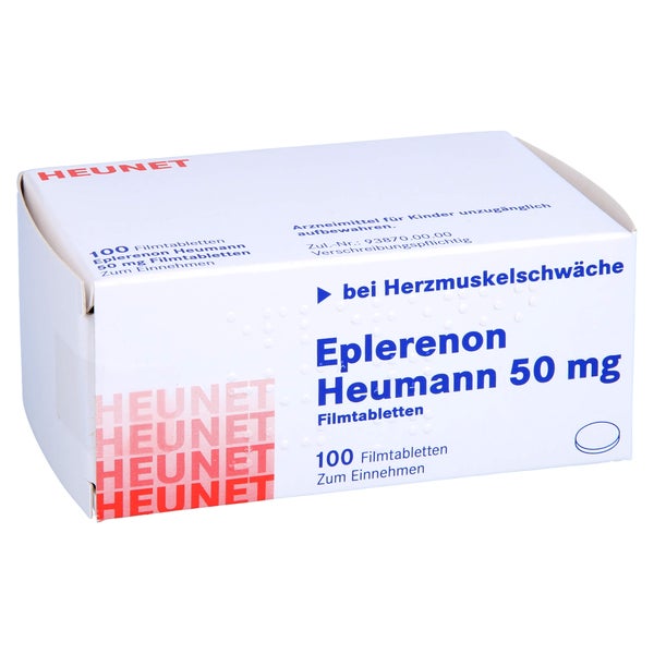 EPLERENON Heumann 50 mg Filmtabletten Heunet 100 St