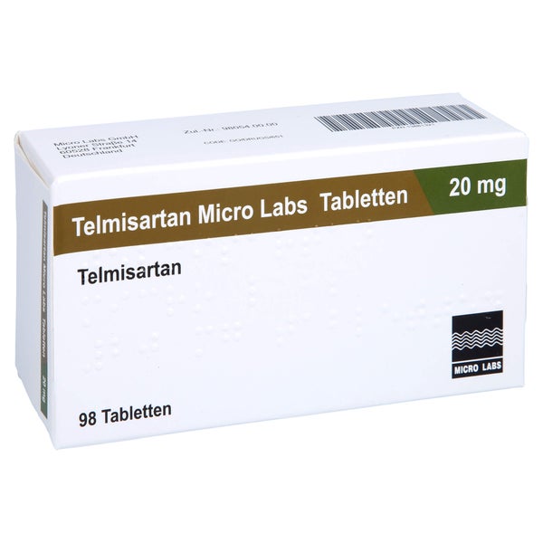 Telmisartan Micro Labs 20 mg Tabletten 98 St