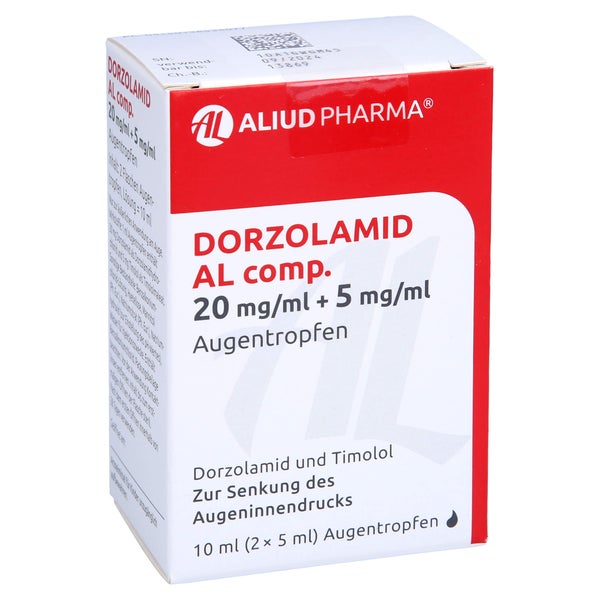 DORZOLAMID AL comp.20 mg/ml + 5 mg/ml Augentropfen 2X5 ml