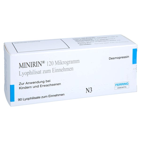 MINIRIN 120 Mikrogramm Lyophilisat zum Einnehmen 90 St