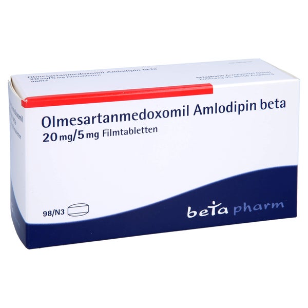 OLMESARTANMEDOXOMIL Amlodipin beta 20 mg/5 mg FTA 98 St