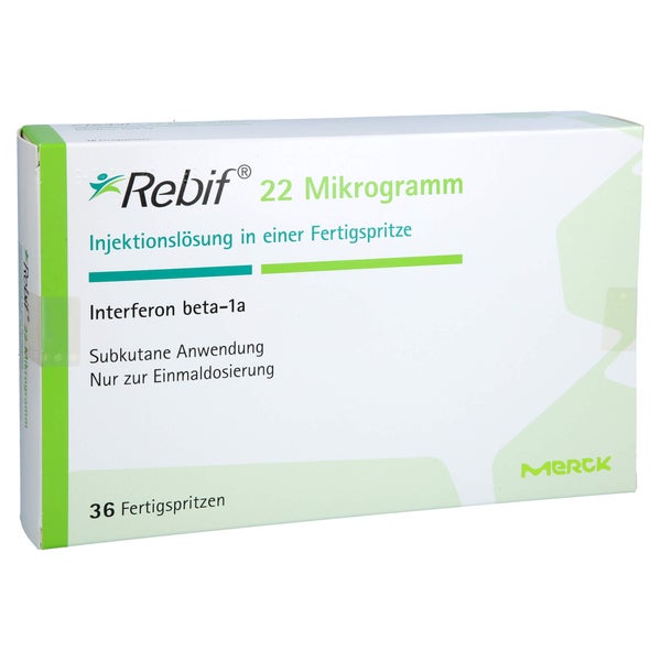 REBIF 22 Mikrogramm Inj.-Lsg.i.e.Fertigspritze 36 St