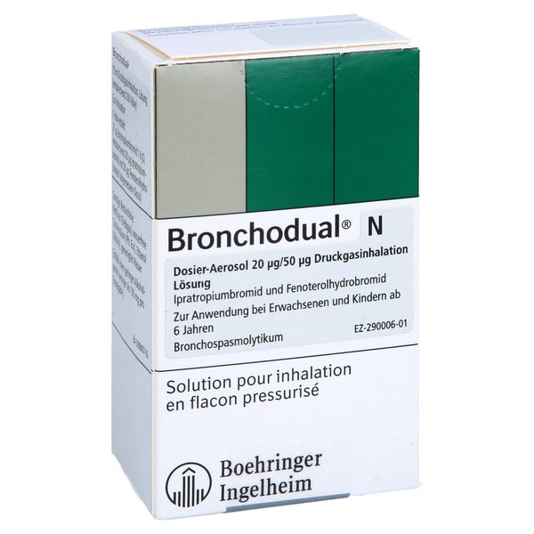 Bronchodual N Dosieraerosol 20 µg/50 µg 10 ml