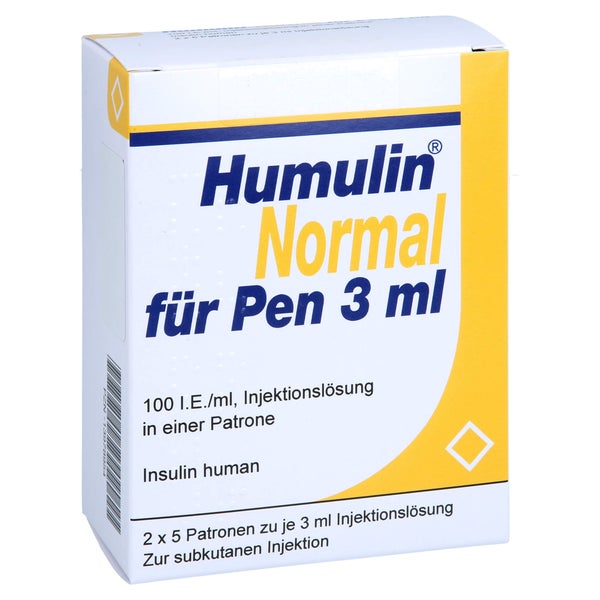 Humulin Normal F.pen Injektionslösung 10X3 ml
