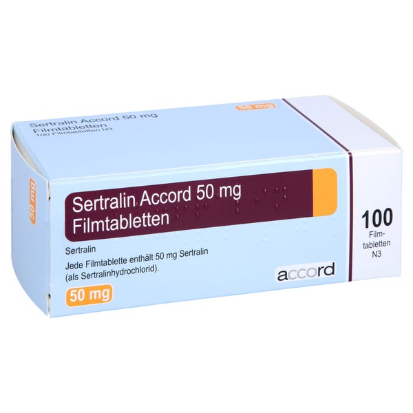 Sertralin Accord 50 mg Filmtabletten 100 St