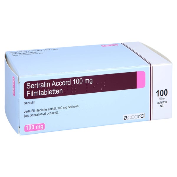 Sertralin Accord 100 mg Filmtabletten 100 St