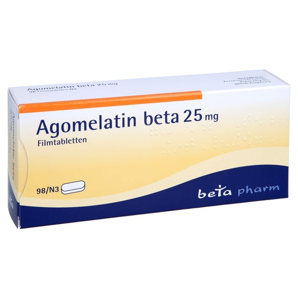 Agomelatin beta 25 mg Filmtabletten 98 St