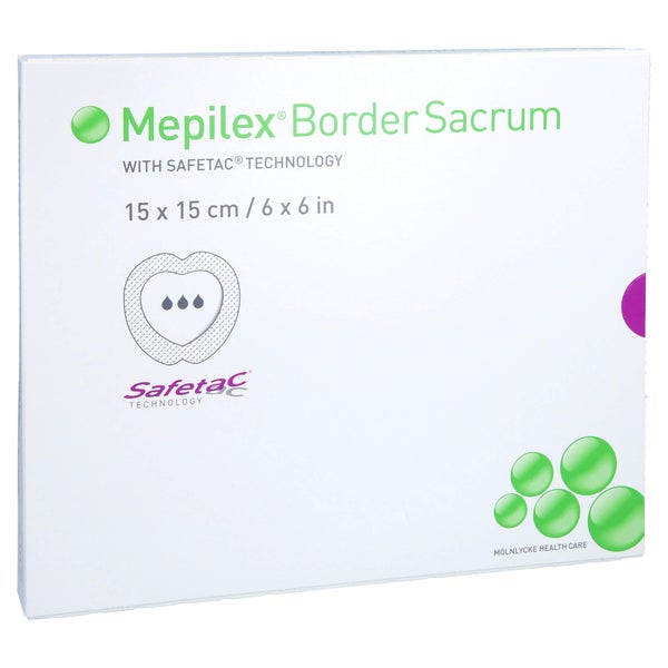 Mepilex Border Sacrum Schaumverb.15x15 c 5 St