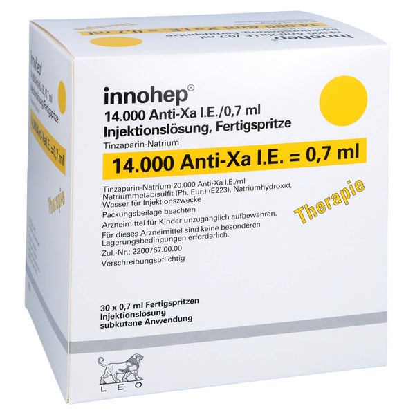 INNOHEP 14.000 Anti-Xa I.E./0,7ml Inj.-Lsg.i.e.FS 30 St