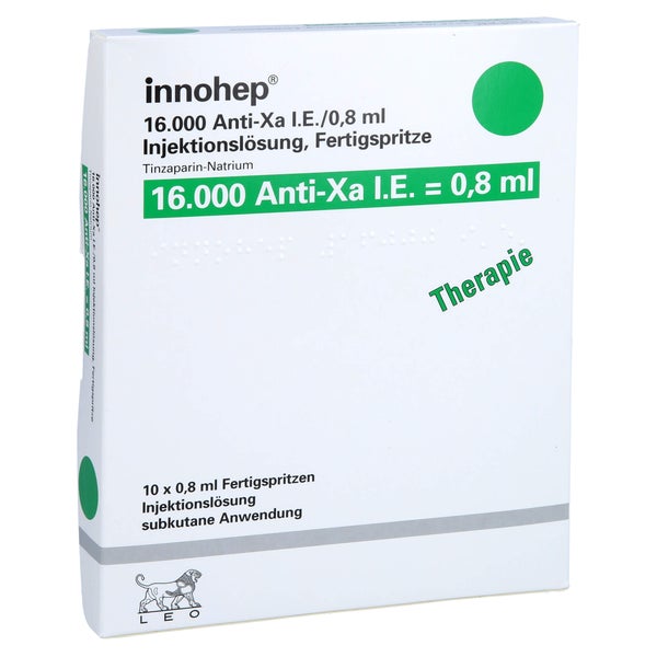 INNOHEP 16.000 Anti-Xa I.E./0,8ml Inj.-Lsg.i.e.FS 10 St