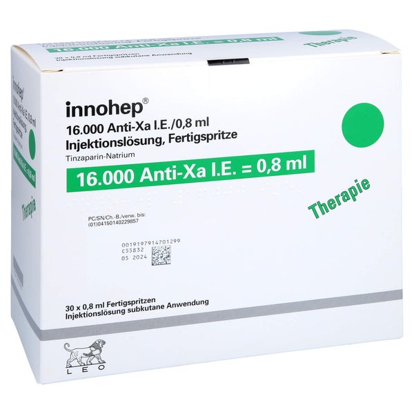 INNOHEP 16.000 Anti-Xa I.E./0,8ml Inj.-Lsg.i.e.FS 30 St