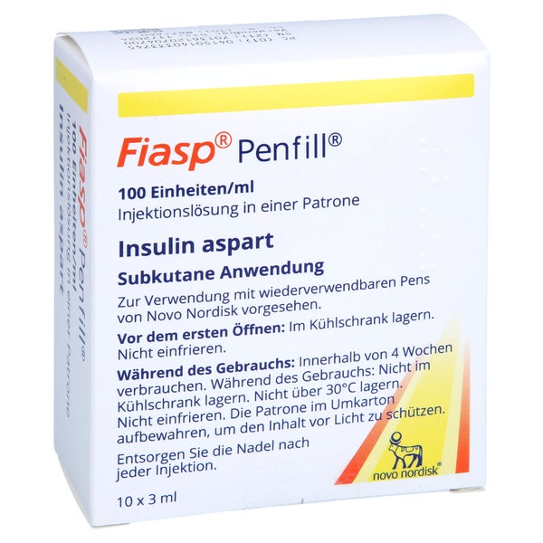 FIASP 100 E/ml Penfill Inj.-Lsg.in Patrone 10X3 ml