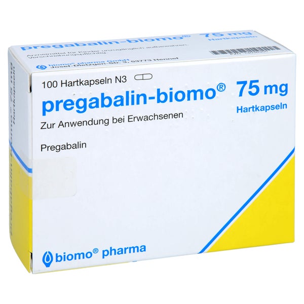 Pregabalin-biomo 75 mg Hartkapseln 100 St