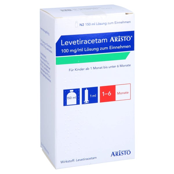 LEVETIRACETAM Aristo 100 mg/ml L.z.E.1ml Dos.Spr. 150 ml
