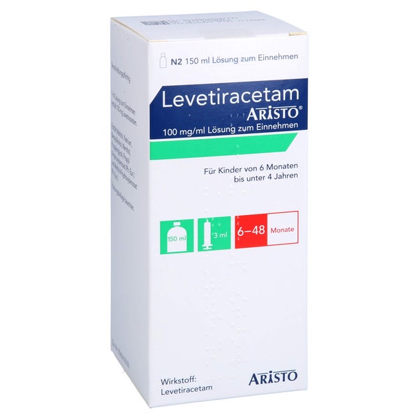 LEVETIRACETAM Aristo 100 mg/ml L.z.E.3ml Dos.Spr. 150 ml
