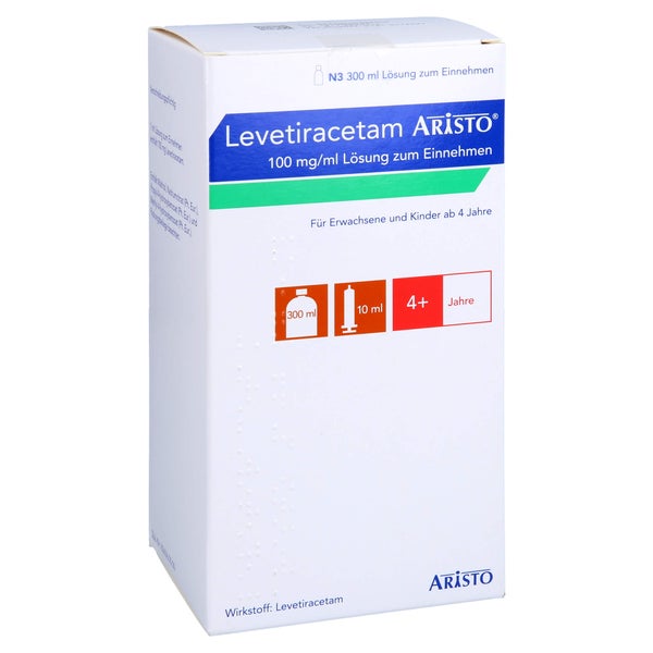 LEVETIRACETAM Aristo 100 mg/ml L.z.E.10ml Dos.Spr. 300 ml