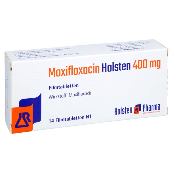 MOXIFLOXACIN Holsten 400 mg Filmtabletten 14 St