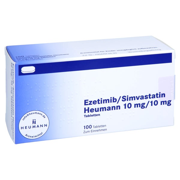 EZETIMIB/Simvastatin Heumann 10 mg/10 mg Tabletten 100 St