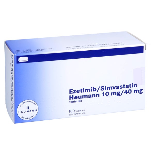 EZETIMIB/Simvastatin Heumann 10 mg/40 mg Tabletten 100 St