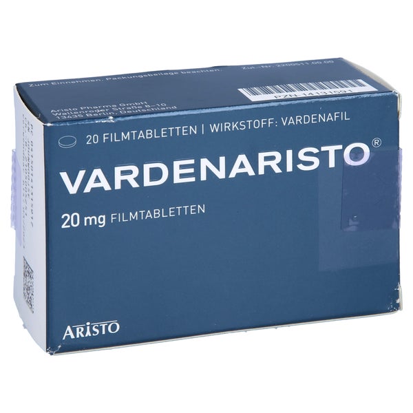 Vardenaristo 20 mg Filmtabletten 20 St