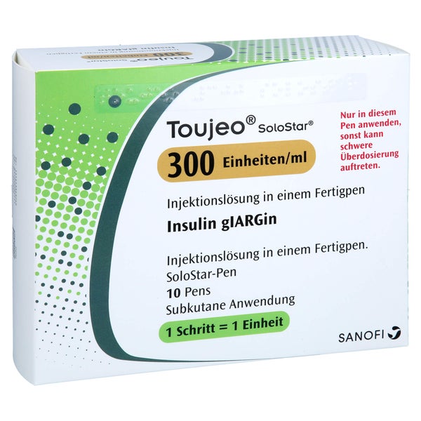 TOUJEO 300 E/ml SoloStar Inj.-Lsg.i.e.Fertigpen 10X1,5 ml