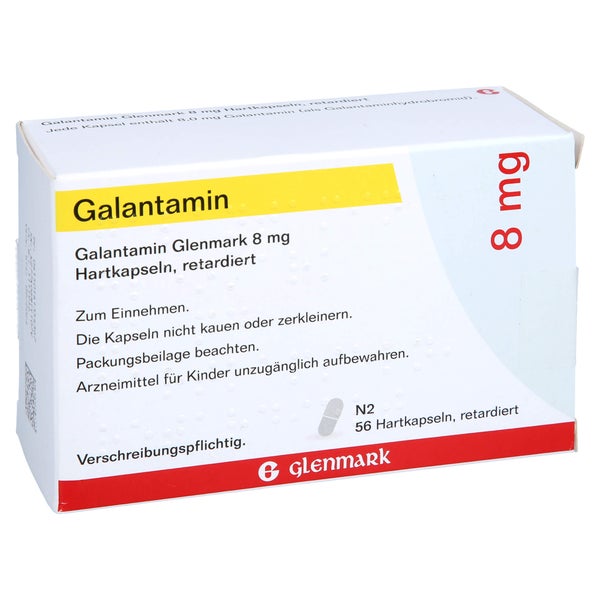 GALANTAMIN Glenmark 8 mg Hartkapseln retardiert 56 St