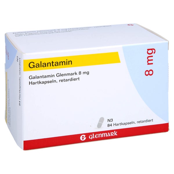 GALANTAMIN Glenmark 8 mg Hartkapseln retardiert 84 St