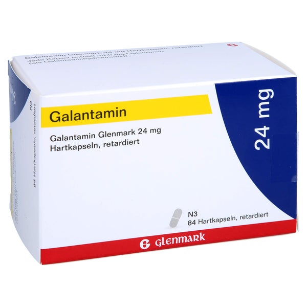 GALANTAMIN Glenmark 24 mg Hartkapseln retardiert 84 St