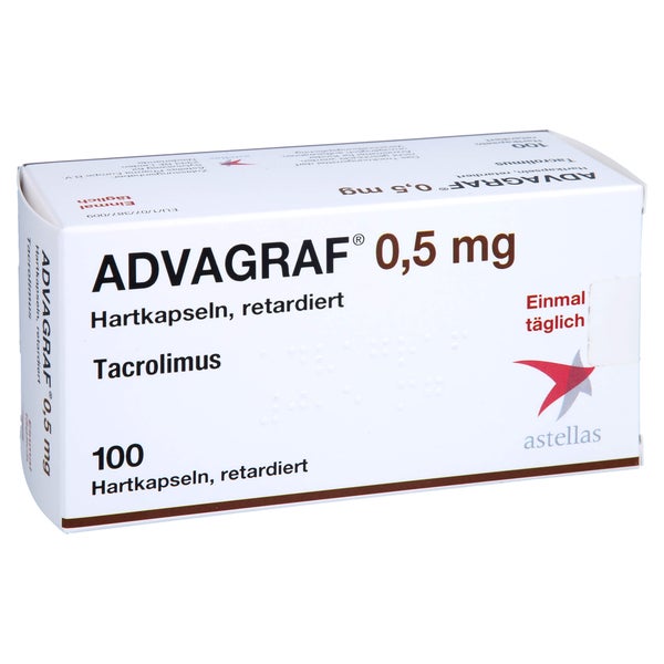 Advagraf 0,5 mg Hartkapseln retardiert 100 St