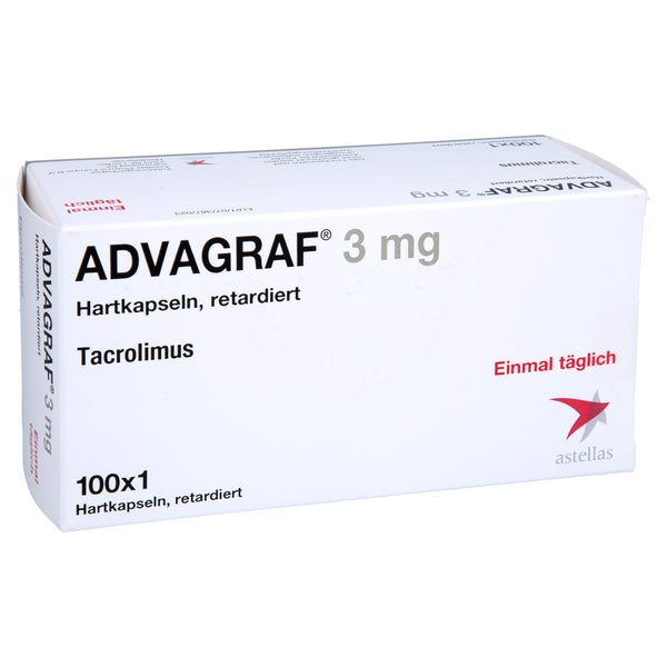 Advagraf 3 mg Hartkapseln retardiert 100 St