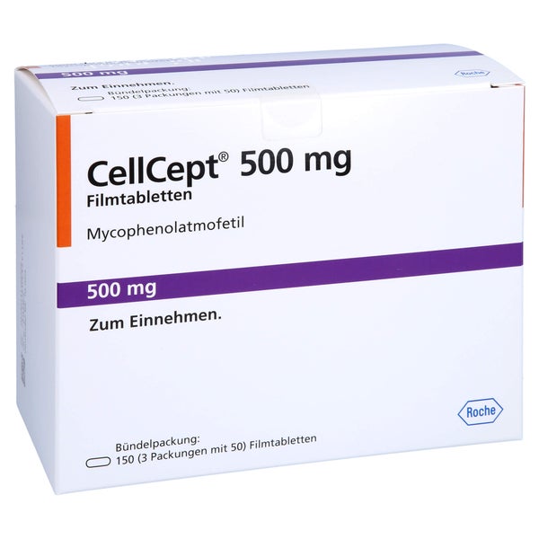 Cellcept 500 mg Filmtabletten 150 St