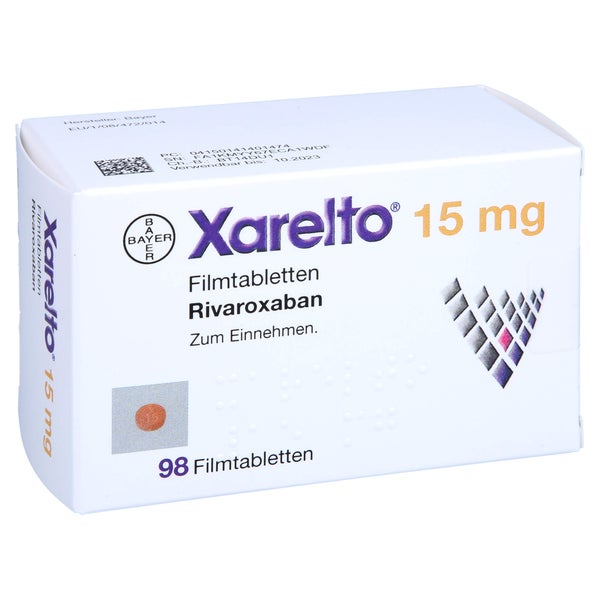 Xarelto 15 mg Filmtabletten 98 St