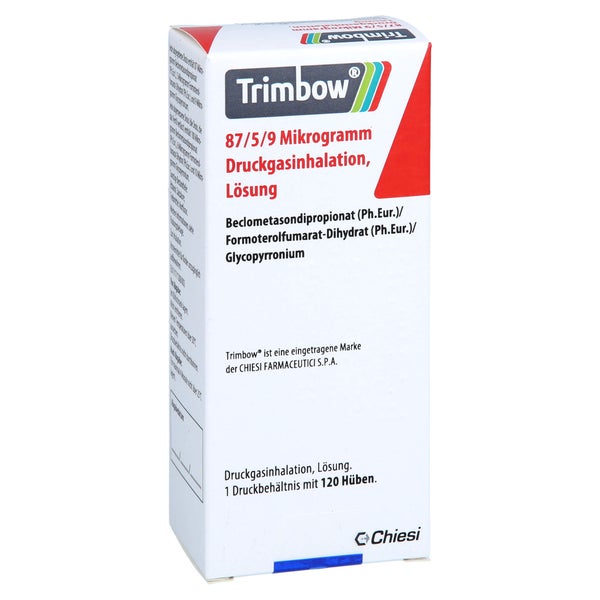 TRIMBOW 87 µg/5 µg/9 µg 120 Hub Druckgasinhalation 1 St