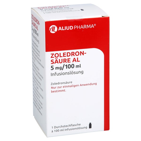 ZOLEDRONSÄURE AL 5 mg/100 ml Infusionslösung 100 ml