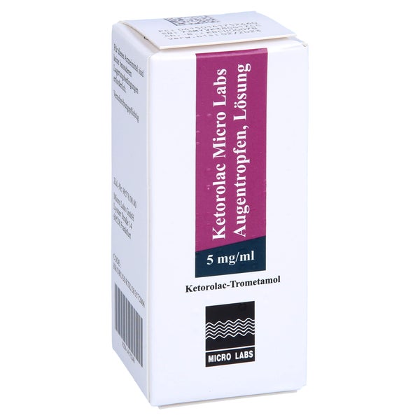 KETOROLAC Micro Labs 5 mg/ml Augentropfen Lösung 1X5 ml