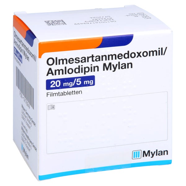 OLMESARTANMEDOXOMIL/Amlodipin Mylan 20 mg/5 mg 98 St