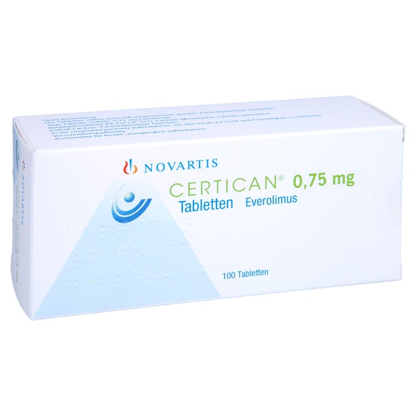 Certican 0,75 mg Tabletten 100 St